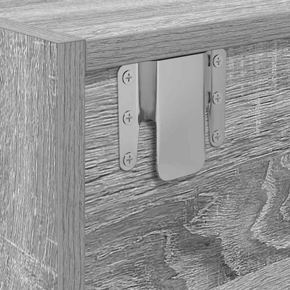 Tv Skříňka Šedá Sonoma 80X31X25,5 Cm Kompozitní Dřevo