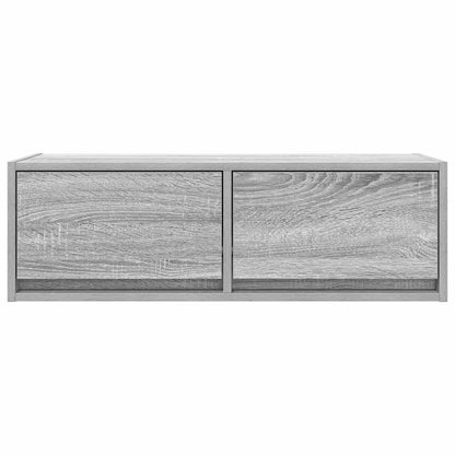 Tv Skříňka Šedá Sonoma 80X31X25,5 Cm Kompozitní Dřevo