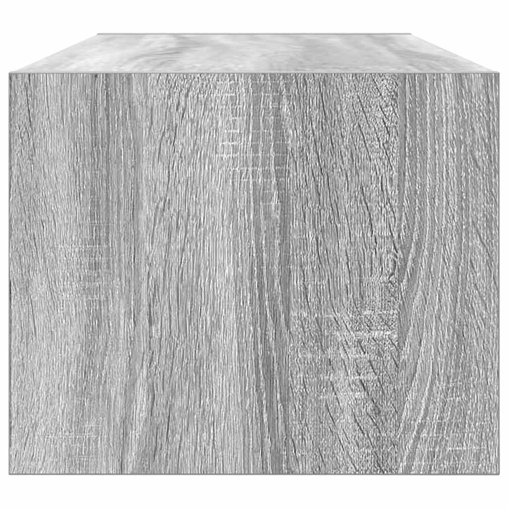 Tv Skříňka Šedá Sonoma 80X31X25,5 Cm Kompozitní Dřevo