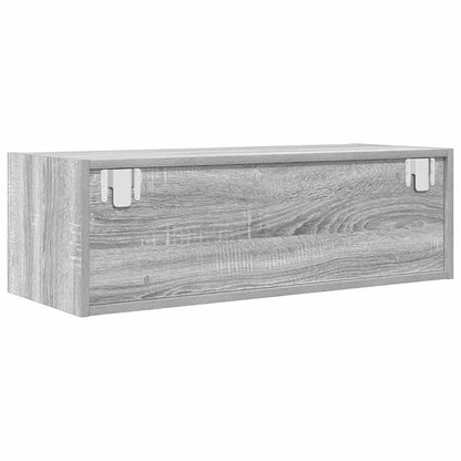 Tv Skříňka Šedá Sonoma 80X31X25,5 Cm Kompozitní Dřevo