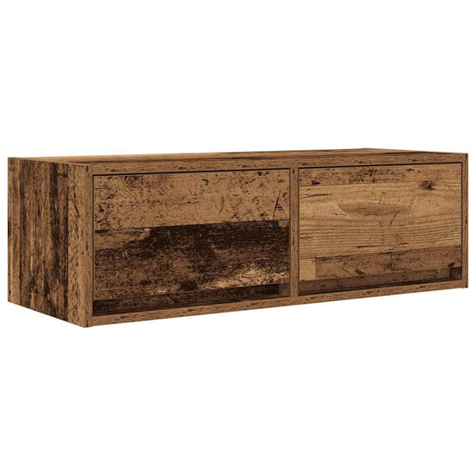 Tv Skříňka Starého Dřeva 80X31X25,5 Cm Kompozitní Dřevo