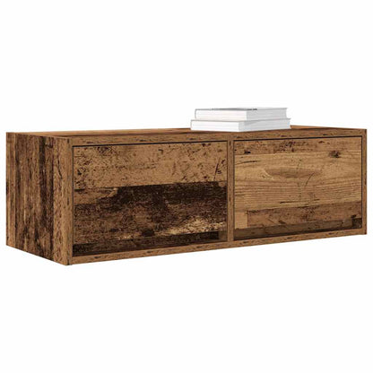 Tv Skříňka Starého Dřeva 80X31X25,5 Cm Kompozitní Dřevo