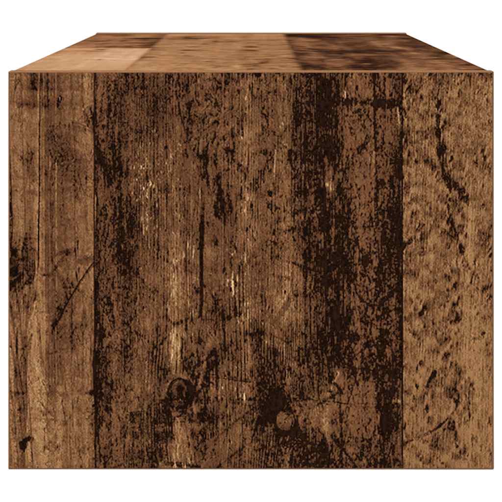 Tv Skříňka Starého Dřeva 80X31X25,5 Cm Kompozitní Dřevo