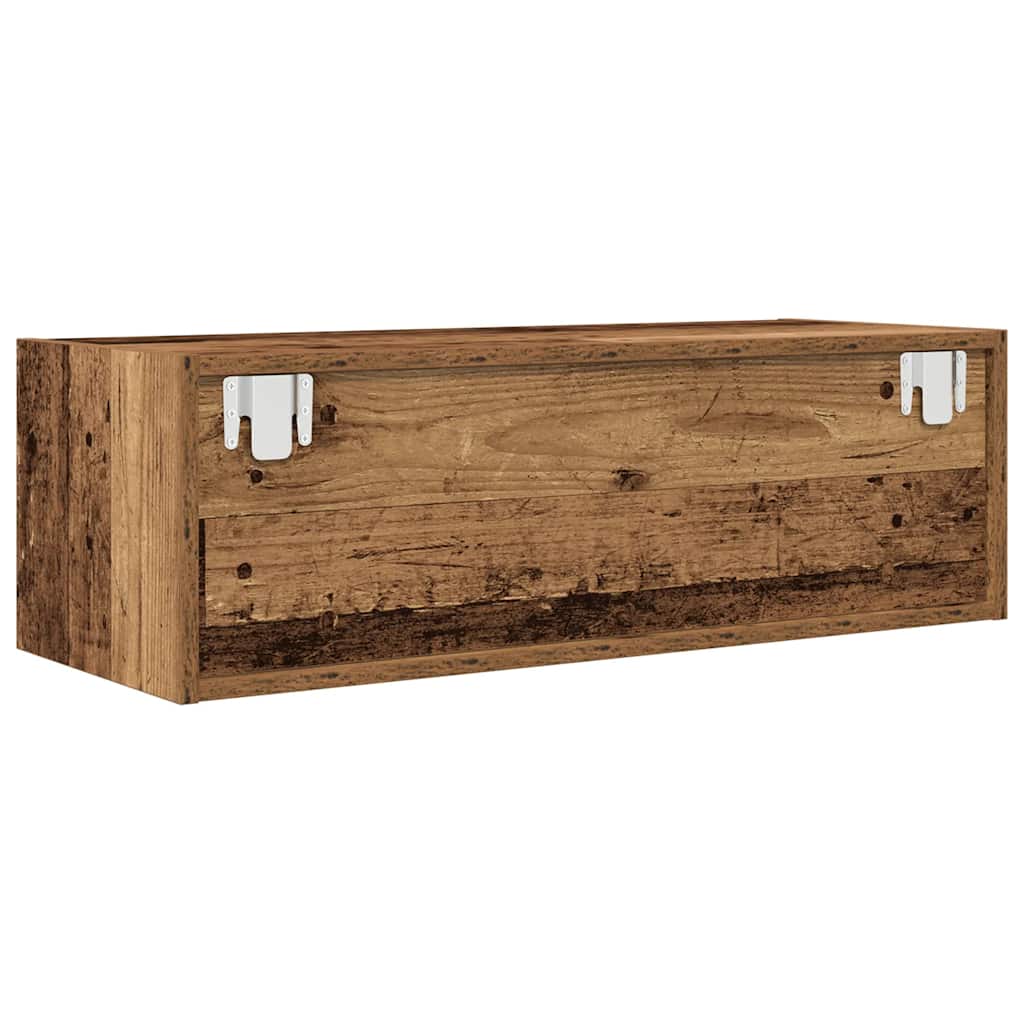 Tv Skříňka Starého Dřeva 80X31X25,5 Cm Kompozitní Dřevo