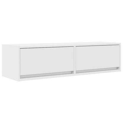 Televizní Skříň 100 X 31 X 25,5 Cm Bílá Kompozitní Dřevo