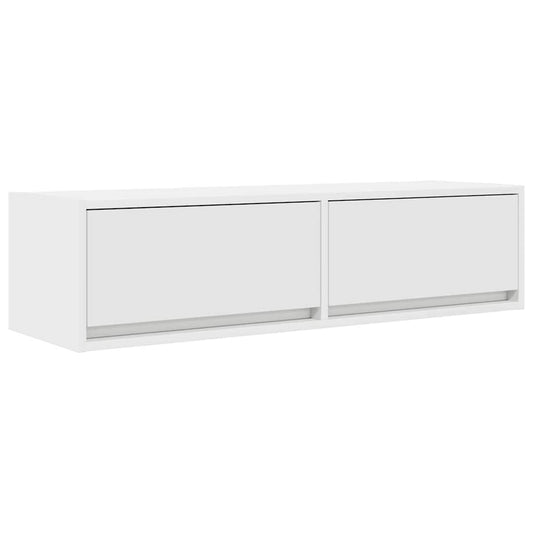 Televizní Skříň 100 X 31 X 25,5 Cm Bílá Kompozitní Dřevo