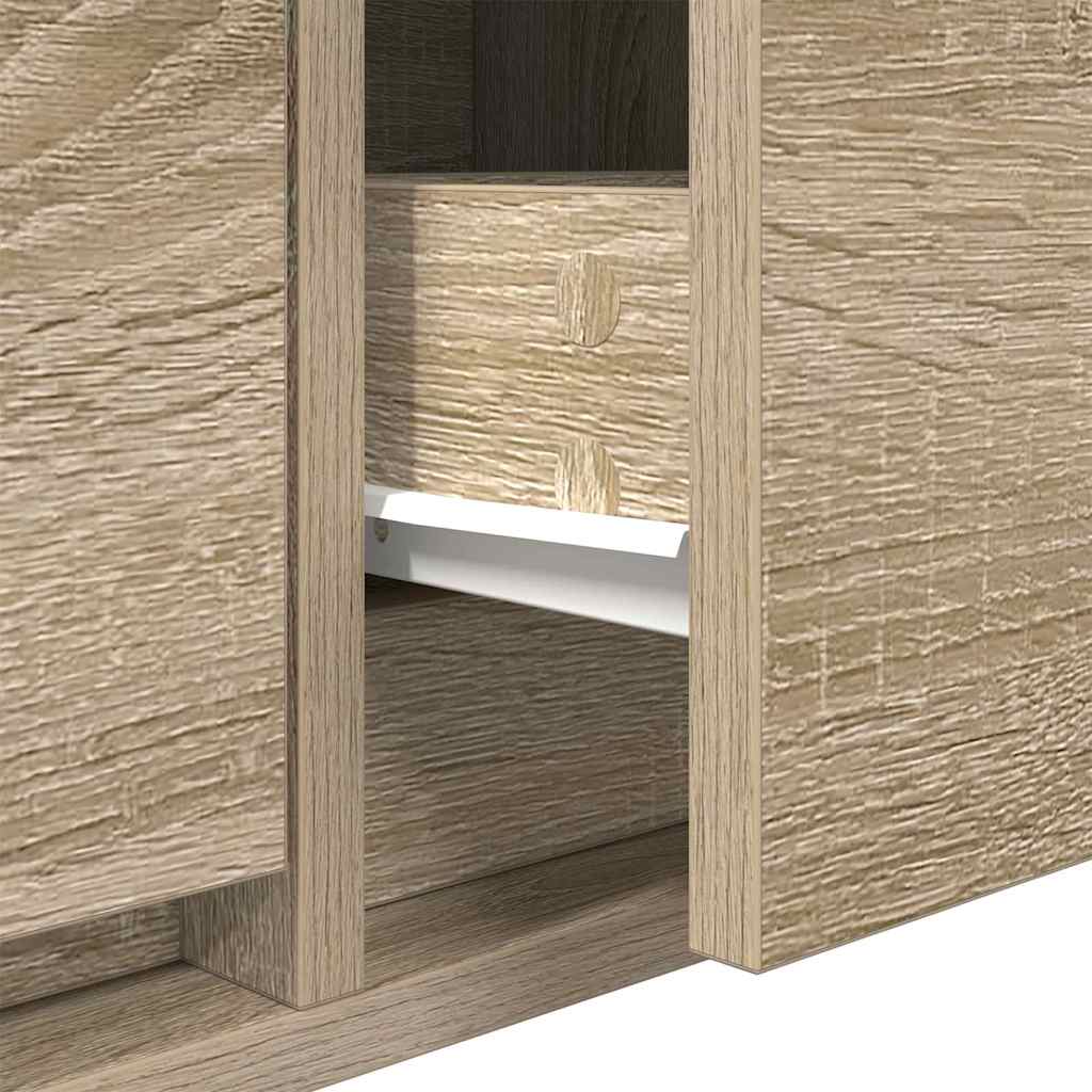 Televizní Skříň 100 X 31 X 25,5 Cm Dub Sonoma Kompozitní Dřevo