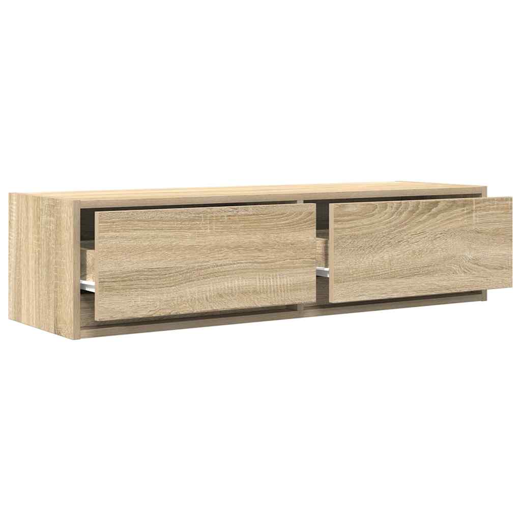 Televizní Skříň 100 X 31 X 25,5 Cm Dub Sonoma Kompozitní Dřevo