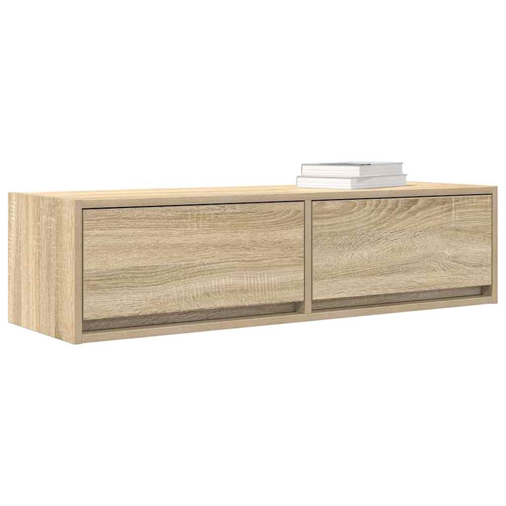 Televizní Skříň 100 X 31 X 25,5 Cm Dub Sonoma Kompozitní Dřevo