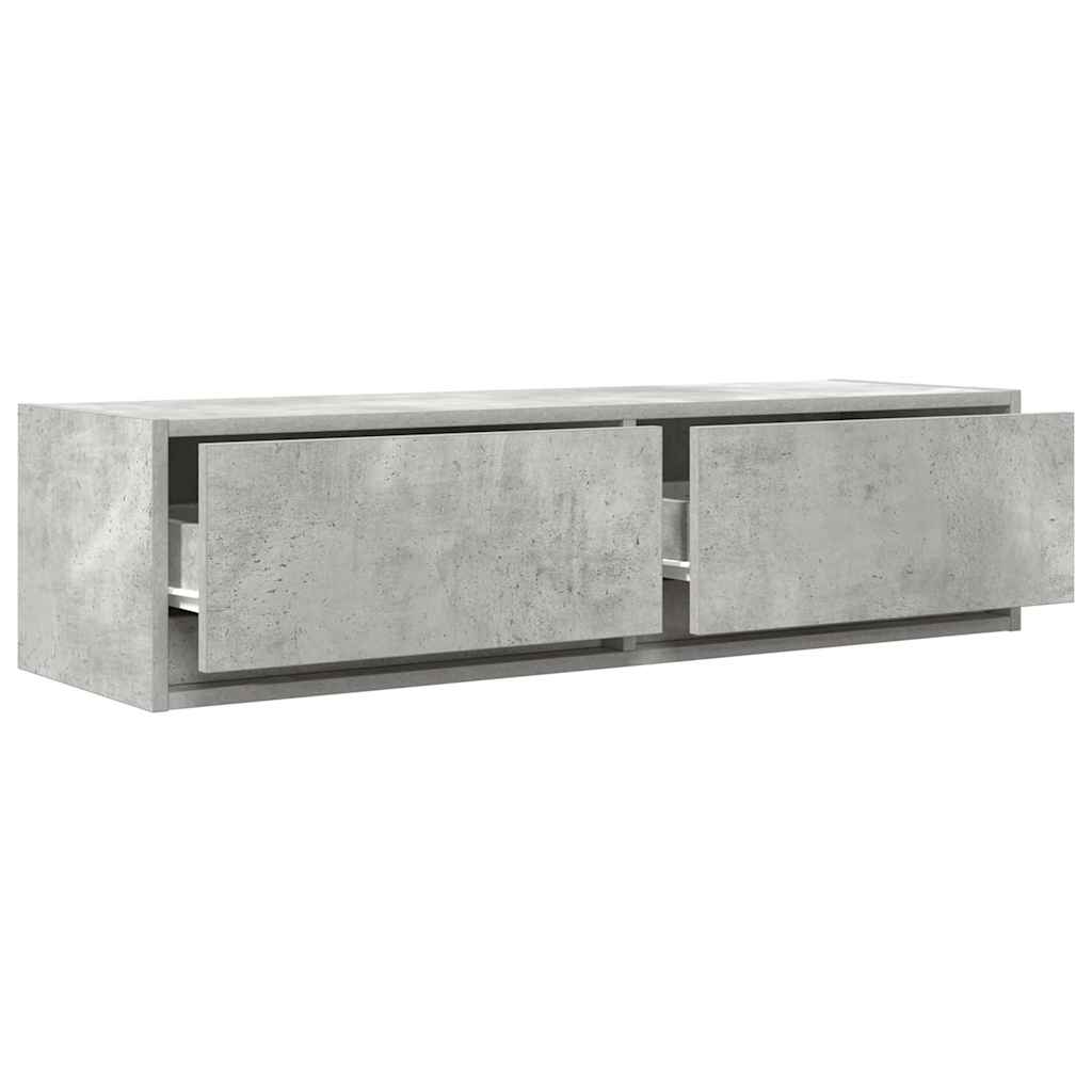 Televizní Skříň 100 X 31 X 25,5 Cm Betonová Šedá