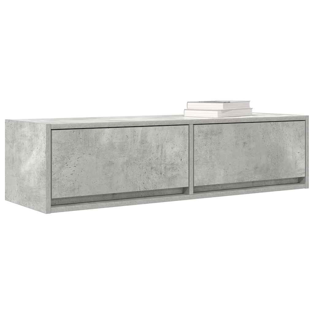 Televizní Skříň 100 X 31 X 25,5 Cm Betonová Šedá