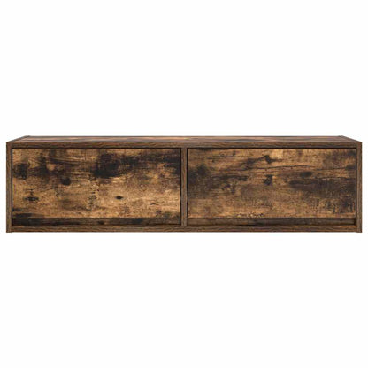 Televizní Skříň 100 X 31 X 25,5 Cm Kouřový Dub Kompozitní Dřevo