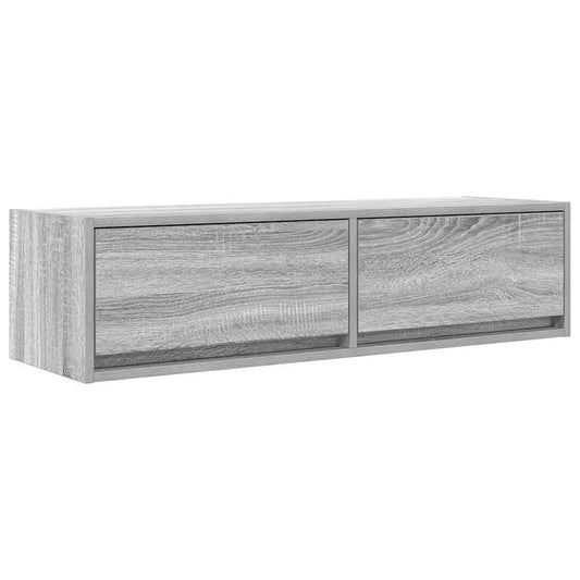 Televizní Skříň 100 X 31 X 25,5 Cm Šedá Sonoma Kompozitní Dřevo