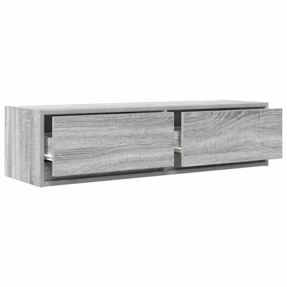 Televizní Skříň 100 X 31 X 25,5 Cm Šedá Sonoma Kompozitní Dřevo
