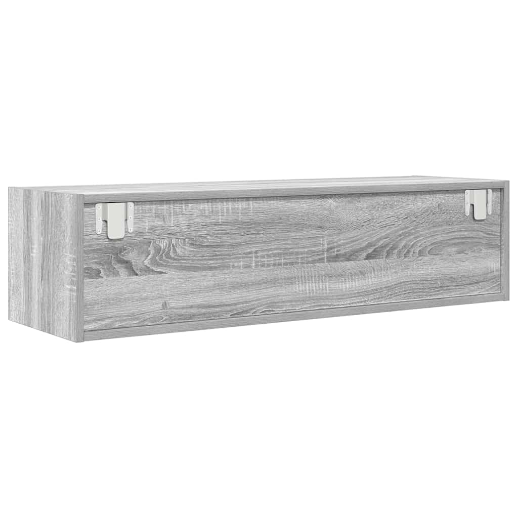 Televizní Skříň 100 X 31 X 25,5 Cm Šedá Sonoma Kompozitní Dřevo