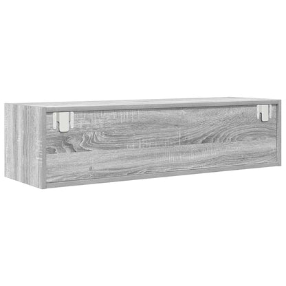 Televizní Skříň 100 X 31 X 25,5 Cm Šedá Sonoma Kompozitní Dřevo