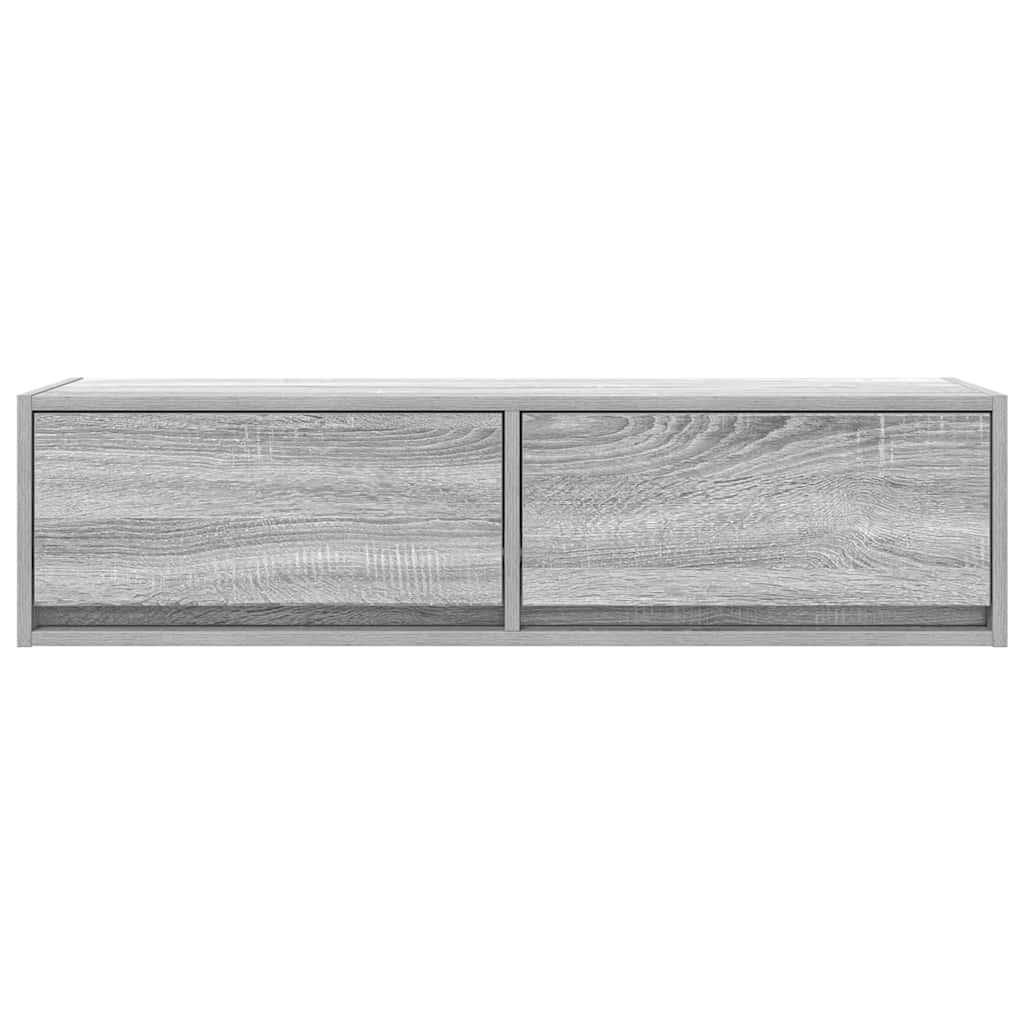 Televizní Skříň 100 X 31 X 25,5 Cm Šedá Sonoma Kompozitní Dřevo