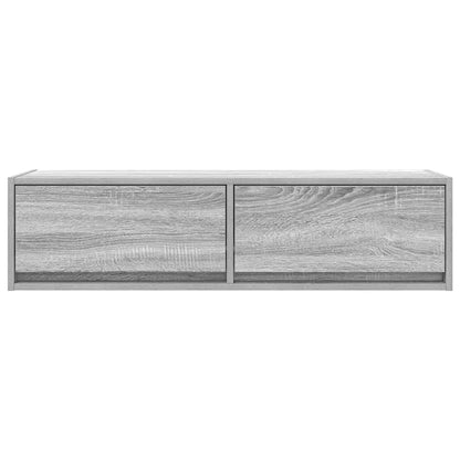 Televizní Skříň 100 X 31 X 25,5 Cm Šedá Sonoma Kompozitní Dřevo