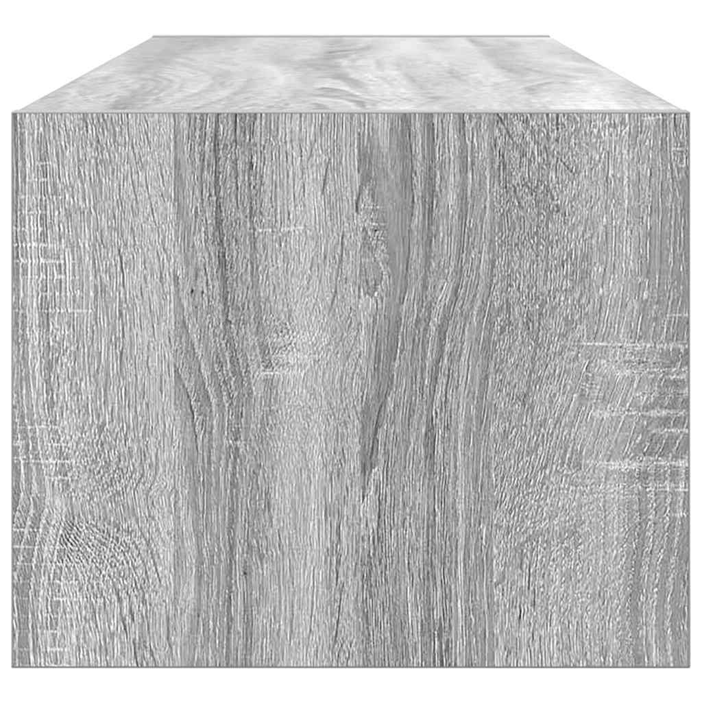 Televizní Skříň 100 X 31 X 25,5 Cm Šedá Sonoma Kompozitní Dřevo
