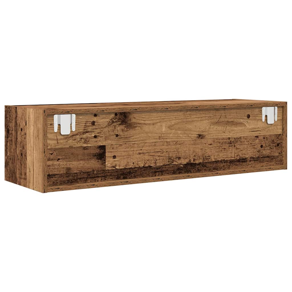 Televizní Skříň 100 X 31 X 25,5 Cm Staré Dřevo Kompozitní Dřevo