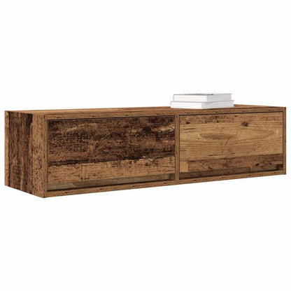 Televizní Skříň 100 X 31 X 25,5 Cm Staré Dřevo Kompozitní Dřevo