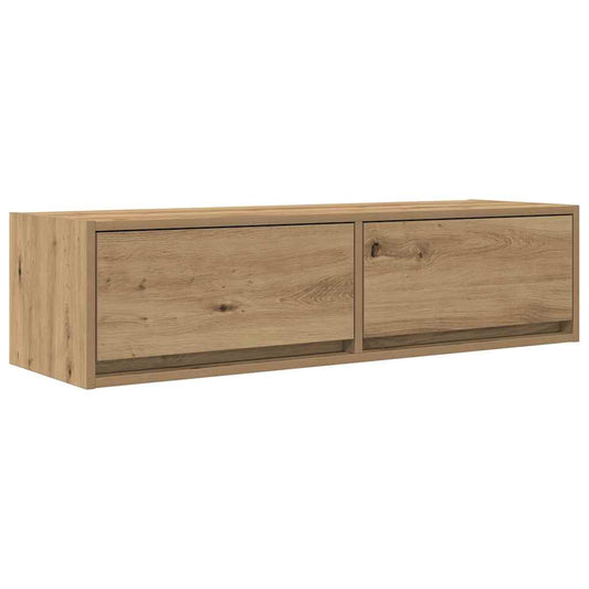 Televizní Skříň 100 X 31 X 25,5 Cm Dub Artisan Kompozitní Dřevo