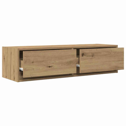 Televizní Skříň 100 X 31 X 25,5 Cm Dub Artisan Kompozitní Dřevo