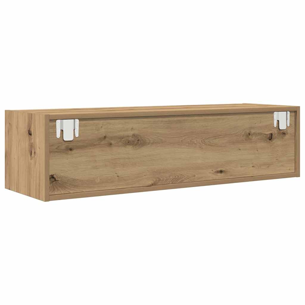 Televizní Skříň 100 X 31 X 25,5 Cm Dub Artisan Kompozitní Dřevo