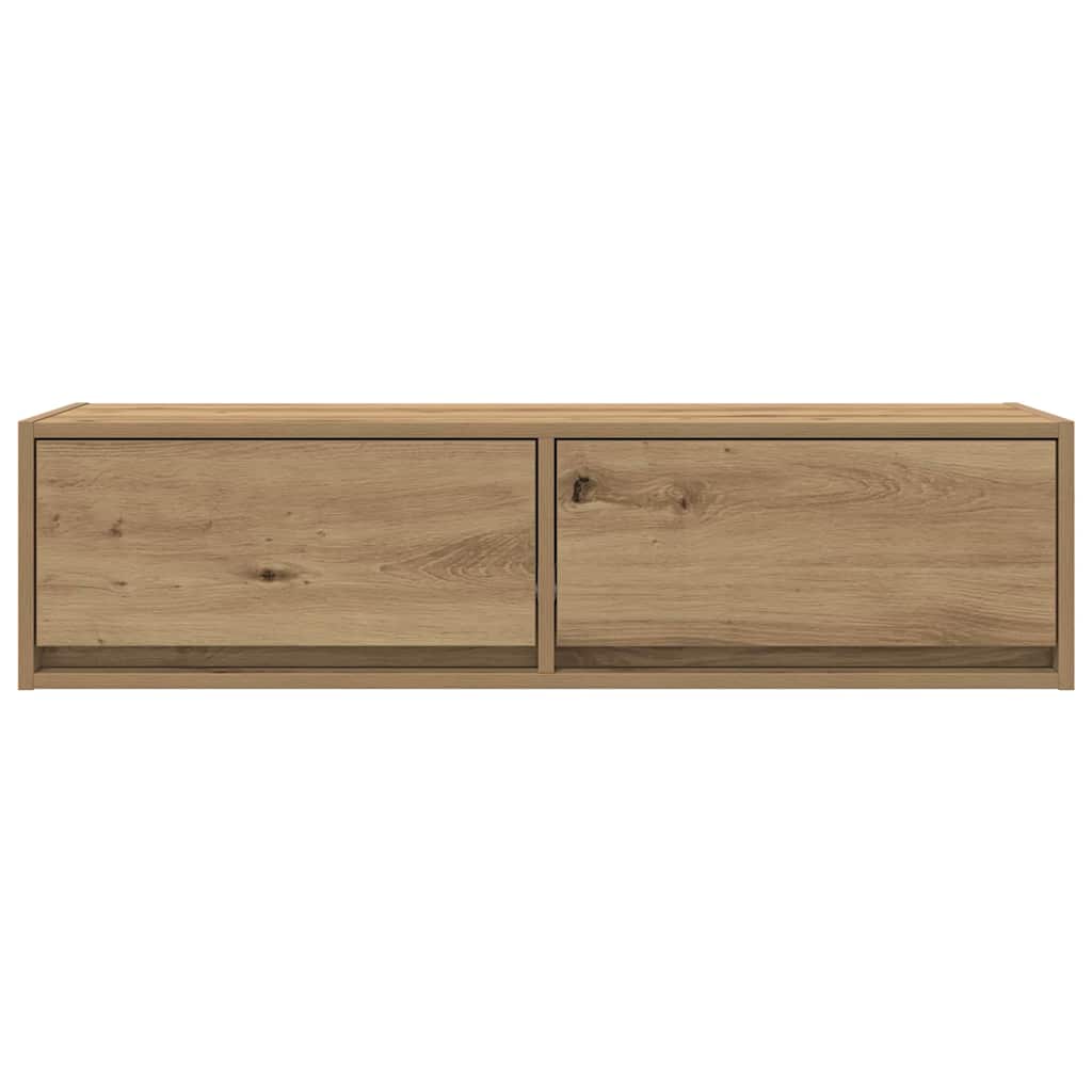 Televizní Skříň 100 X 31 X 25,5 Cm Dub Artisan Kompozitní Dřevo