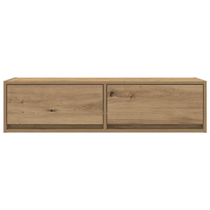 Televizní Skříň 100 X 31 X 25,5 Cm Dub Artisan Kompozitní Dřevo
