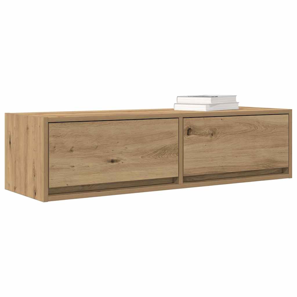 Televizní Skříň 100 X 31 X 25,5 Cm Dub Artisan Kompozitní Dřevo