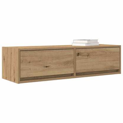 Televizní Skříň 100 X 31 X 25,5 Cm Dub Artisan Kompozitní Dřevo