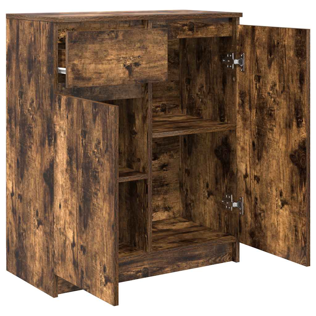 Příborník Se Zásuvkou 71X35X84 Cm Kompozitní Dřevo