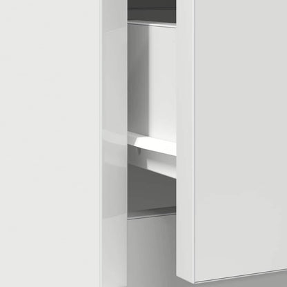 Příborník Se Zásuvkou Bílý 71X35X65 Cm Kompozitní Dřevo