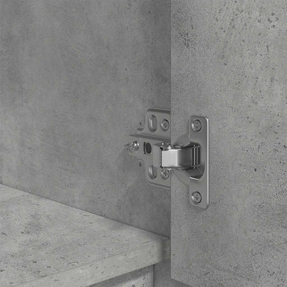 Skříňka Se Zásuvkou Betonově Šedá Kompozitní Dřevo