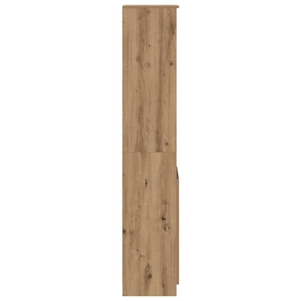 Vysoká Deska Artisan Dub 37,5X35X180 Cm Dřevěná Konstrukce