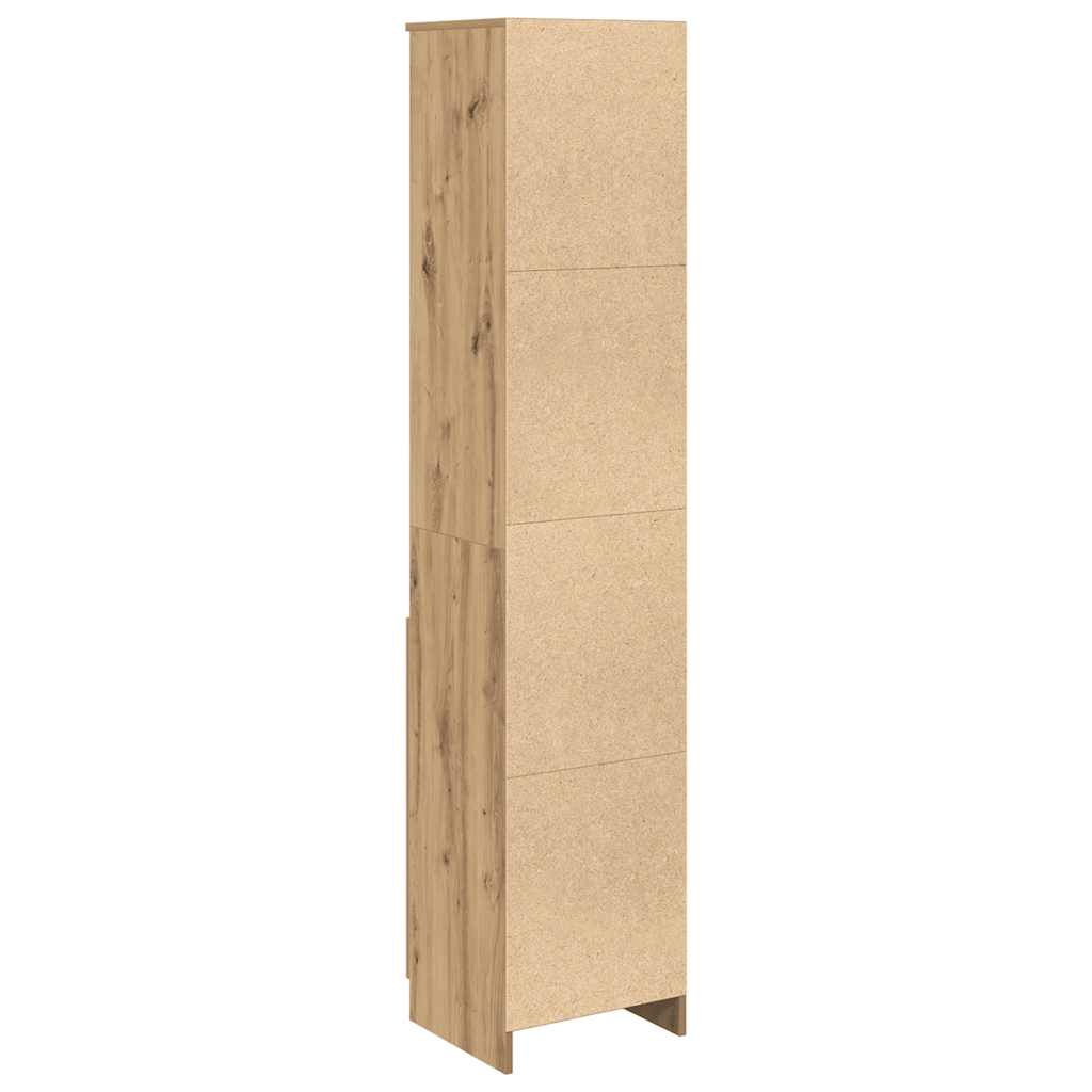 Vysoká Deska Artisan Dub 37,5X35X180 Cm Dřevěná Konstrukce