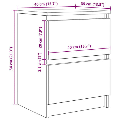 Tv Skříňka 40X35X54 Cm Kompozitní Dřevo