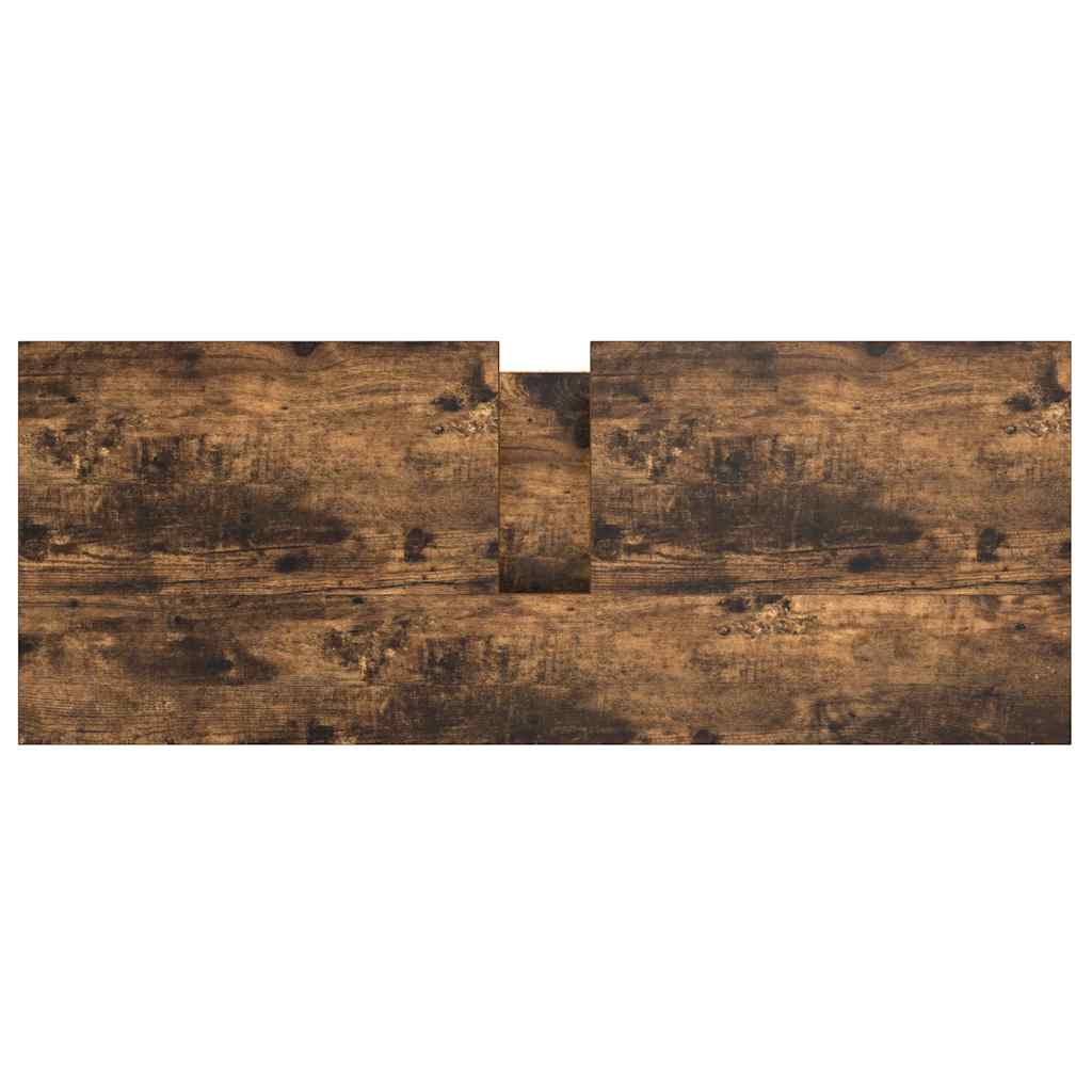 Koupelnová Skříňka S Umyvadlem A Zásuvkami Smoked Oak