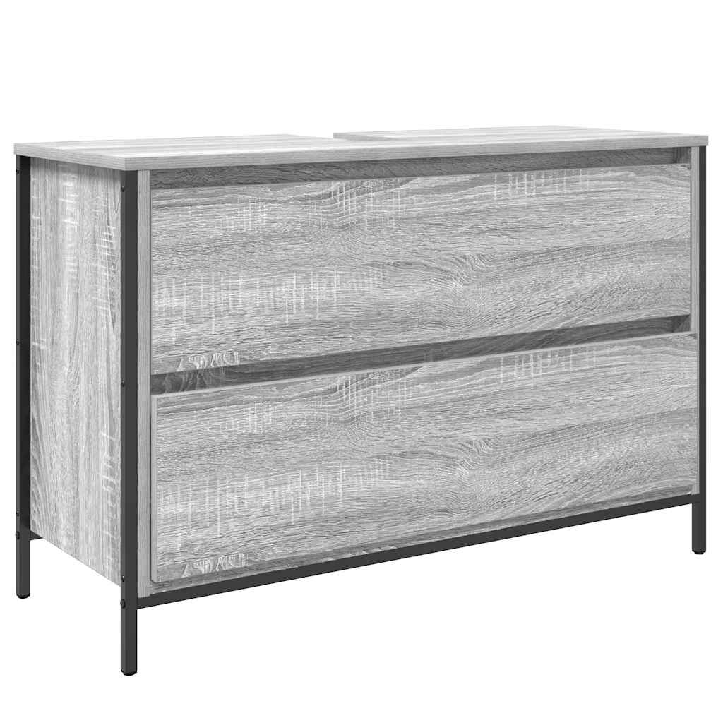 Koupelnová Skříňka S Umyvadlem A Zásuvkami Grey Sonoma