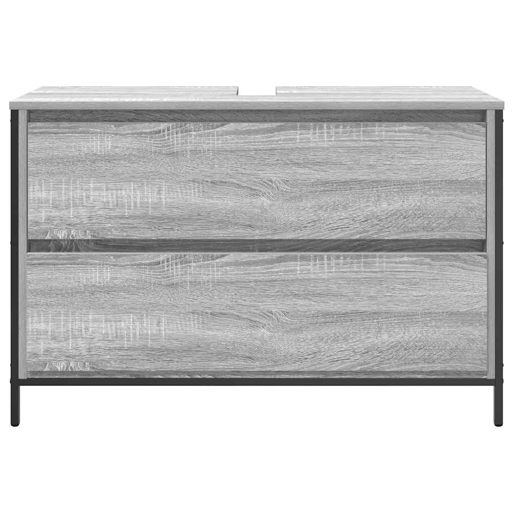 Koupelnová Skříňka S Umyvadlem A Zásuvkami Grey Sonoma