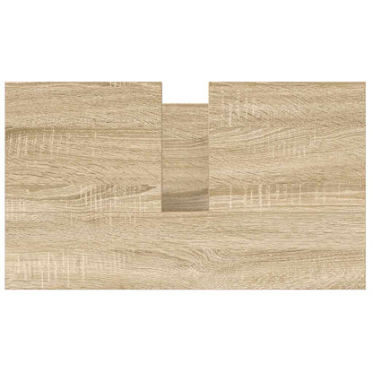 Koupelnová Skříňka S Umyvadlem A Zásuvkami Sonoma Dub