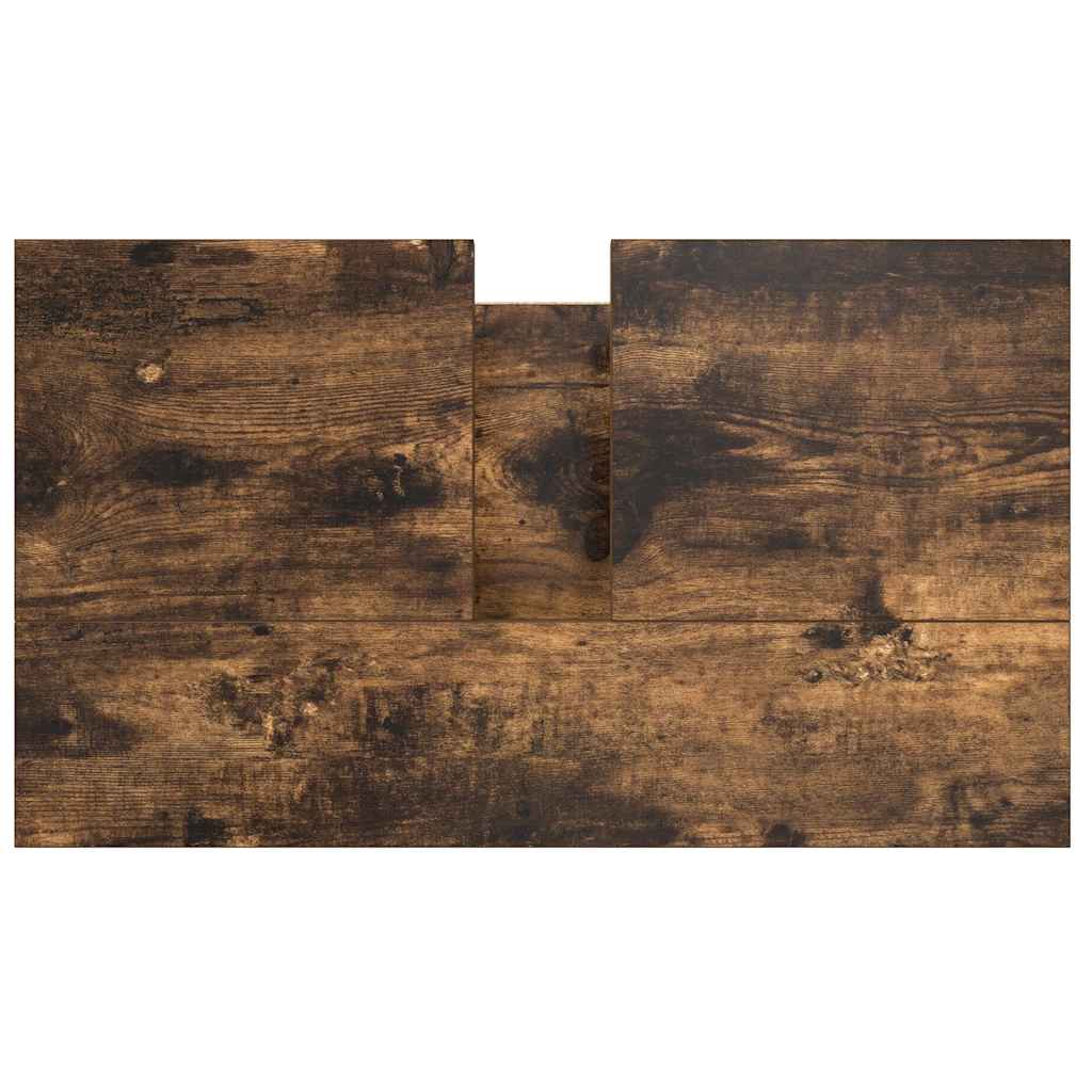 Koupelnová Skříňka S Umyvadlem A Zásuvkami Uzený Dub