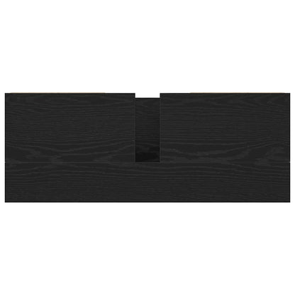 Skříňka Pod Umyvadlo Se Zásuvkami Černý Dub 90X34,5X60 Cm
