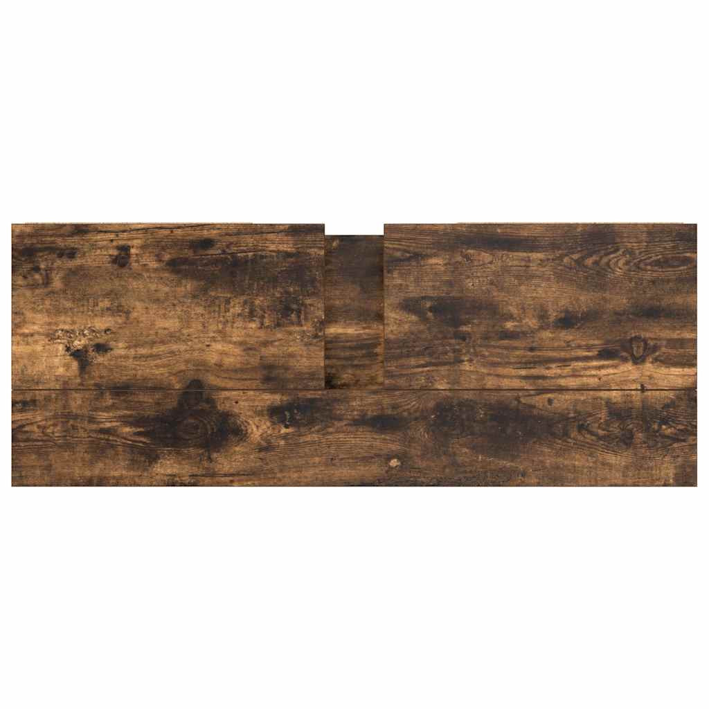 Skříňka Pod Umyvadlo Se Zásuvkami Uzený Dub 90X34,5X60 Cm