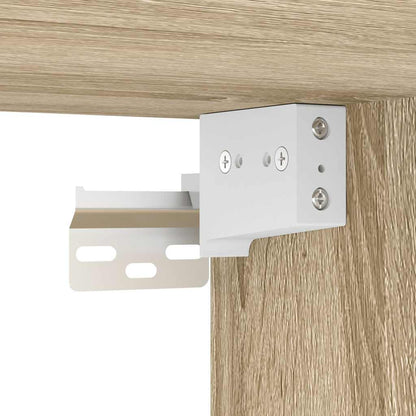 Koupelnová Nástěnná Skříňka Se Zrcadlem Dub Sonoma 60X21X60 Cm