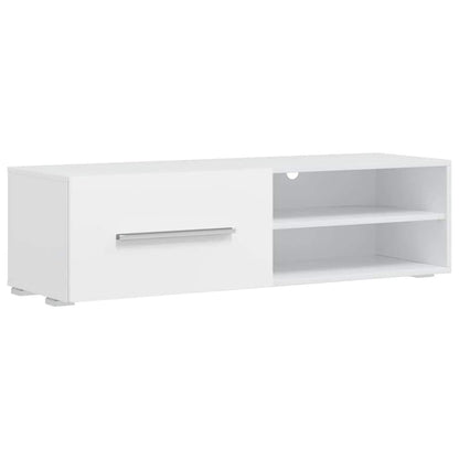 5Dílná Tv Stolky S Led Osvětlením Matné Bílé Kompozitní Dřevo Fialová
