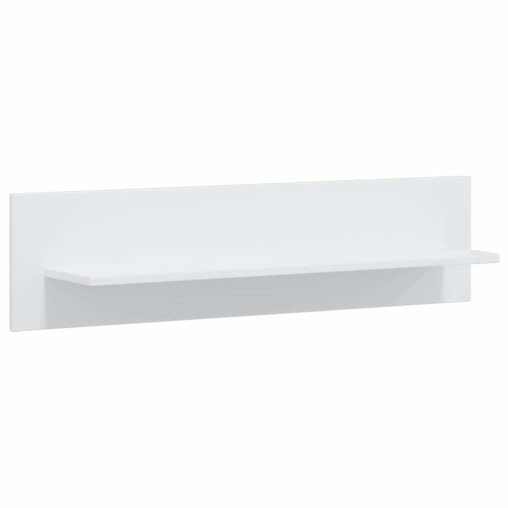 5Dílná Tv Stolky S Led Osvětlením Matné Bílé Kompozitní Dřevo Fialová