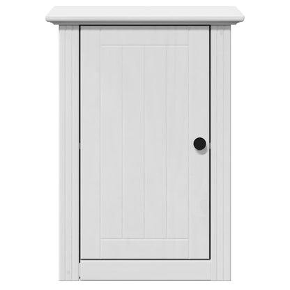 4Dílná Koupelnová Sestava "Bodo" Bílá Masivní Borové Dřevo