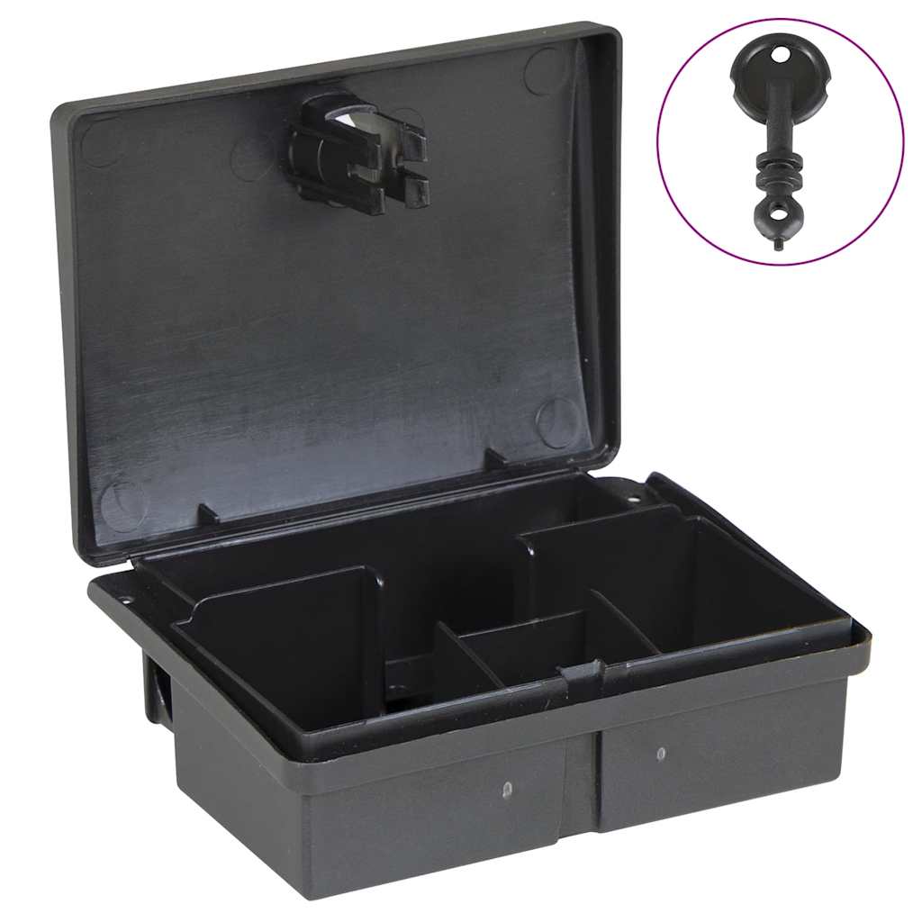 Pasti Na Myši 5 Ks Černé 13X10X4 Cm